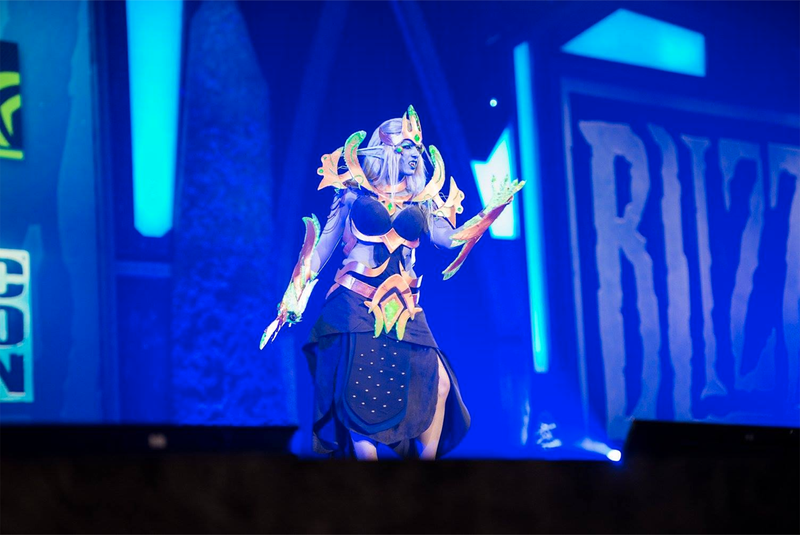 A Nightborne from World of Warcraft: Legion. This picture and all the ones following it come from Blizzcon’s annual Cosplay competition.